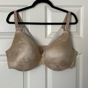 CACIQUE Lightly Lined Full Coverage Beige 42DDD Bra - Underwire